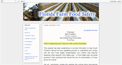 Desktop Screenshot of floridafarmfoodsafety.org